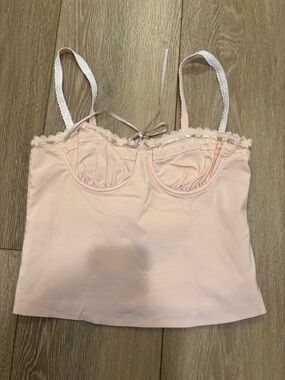Kendall & Kylie Blush Pink Lace Cami